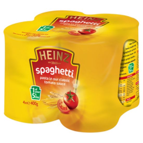 Picture of Heinz Spaghetti 400g 4pk x6